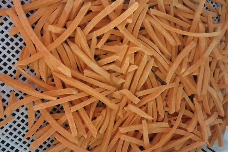 quick frozen carrot sticks